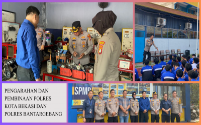PENGARAHAN DAN PEMBINAAN SISWA SMK, DARI POLRES BEKASI
